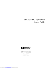 HP DDS-DC Tape Drive User Manual