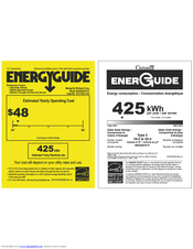Maytag MFB2055YEW Energy Manual