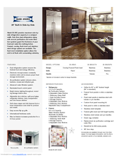 Sub-Zero BI-36S/S/PH Quick Reference Manual