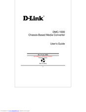 D-Link DMC 1000 - Modular Expansion Base User Manual