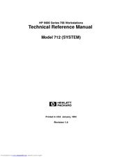 HP 9000 712 Technical Reference Manual