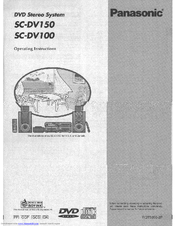 Panasonic SCDV150 - MINISYS 5-D DVD CHGR Operating Instructions Manual
