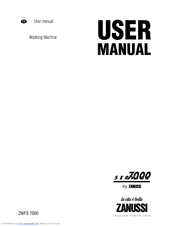 Zanussi ZWFS 7000 User Manual