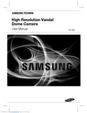 Samsung SCV-3080 Series User Manual
