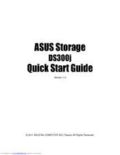 Asus DS300j Quick Start Manual