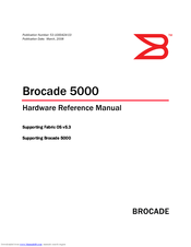 Brocade Communications Systems FC4 Brocade 5000 Hardware Reference Manual