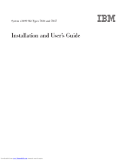 IBM 783722U Installation And User Manual