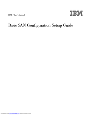 IBM Fibre Channel Setup Manual