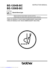 Brother BE-1204C Instruction Manual