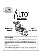 Alto Classic 8 Operator's Manual