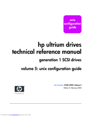 HP Q1517A - StorageWorks Ultrium 230 Tape Drive Technical Reference Manual