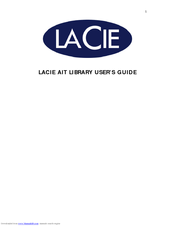 Lacie AIT LIBRARY User Manual