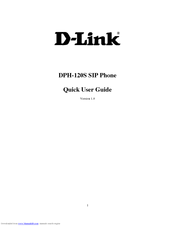 D-Link DPH-120S Quick User Manual