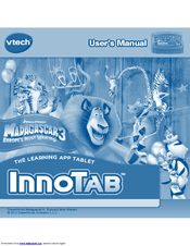Vtech InnoTab 2 Learning App Tablet User Manual