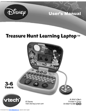 Vtech Jake & The Neverland Pirates Treasure Hunt Learning Laptop User Manual