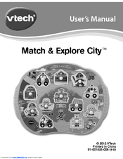 Vtech Match & Explore City User Manual