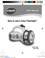Vtech Spin & Learn Color Flashlight User Manual