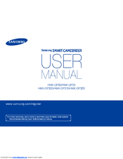 Samsung HMX-QF33 User Manual