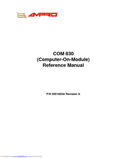 Ampro COM 830-R-30 Reference Manual