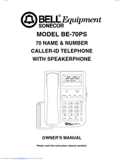 Bell BE-70PS Owner's Owner's Manual