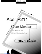 Acer P211 User Manual