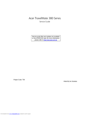 Acer TravelMate 380 series Service Manual