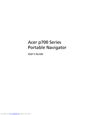 Acer p700 Series User Manual
