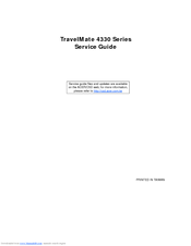 Acer TravelMate 4330 Series Service Manual