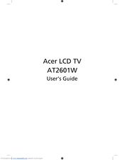 Acer AT2601W User Manual