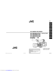 JVC GY-HD200UB - Camcorder - 1080i Owner's Manual