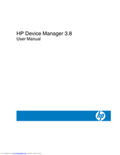 HP Device Manager 3.8 User Manual