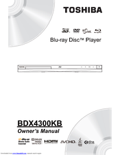 Toshiba BDX4300 Owner's Manual