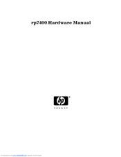 HP rp7400 Hardware Manual