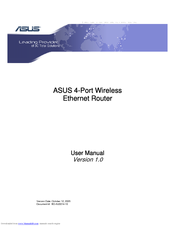 Asus AM604G - Wireless Router User Manual