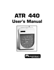 Acroprint ATR 440 Manuals | ManualsLib