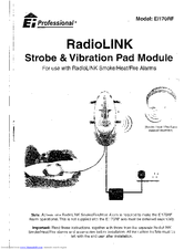 Ei Electronics RadioLINK Ei170RF User Instructions
