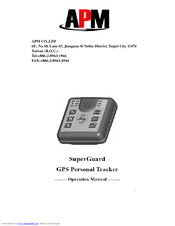 APM SuperGuard PT-3 Operating Manual