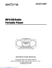 Akura APCD713MP Instruction Manual