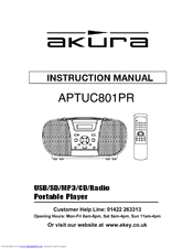 Akura APTUC801PR Instruction Manual