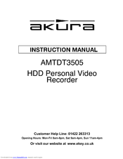 Akura AMTDT3505 Instruction Manual