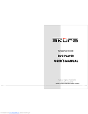 Akura AHWDVD-806B User Manual