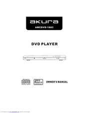 Akura AMCDVD-1883 Owner's Manual