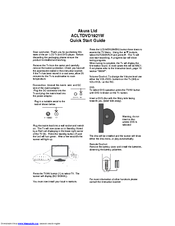Akura ACLTDVD1921W Quick Start Manual