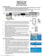 Akura ADLTDVD3233 Quick Start Manual
