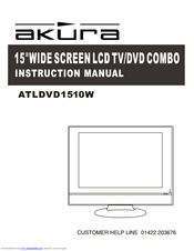 Akura ATLDVD1510W Instruction Manual