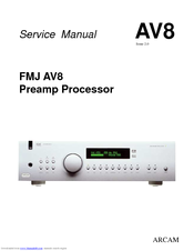 Arcam FMJ AV8 Service Manual