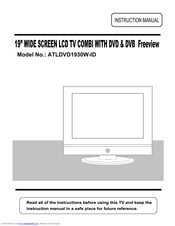 Akura ATLDVD1930W-ID Instruction Manual