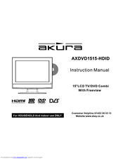 Akura AXDVD1515-HDID Instruction Manual