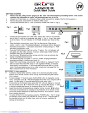 Akura ALEDVD23611E Quick Start Manual