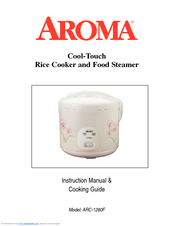 Aroma ARC-1260F Instruction Manual & Cooking Manual